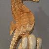 Wood Carved Seahorse